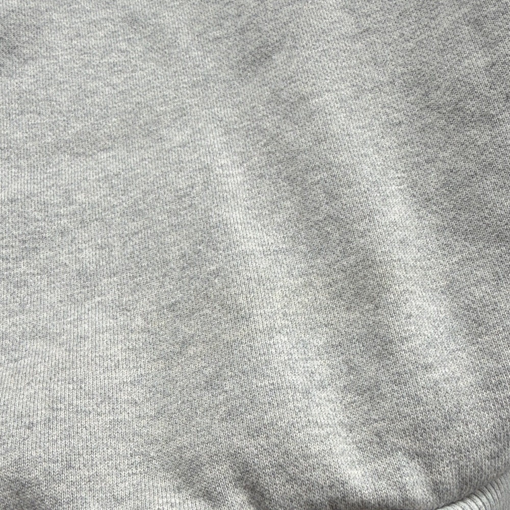Favorite Daughter Heather Gray Crewneck with Navy Collegiate Print - Picture 5 of 6
